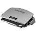 George Foreman GR0072P G-Broil Supreme Electric Nonstick Countertop Grill with Digital Timer, Silver