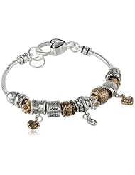 Heart Line Charm Bracelet, 8"
