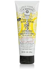 Beauty: J.R. Watkins Natural Sugar & Shea Body Scrub, Lemon Cream, 8 Ounce - J.R. Watkins