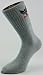 Mens Crown Grey Sports Cotton Socks Size UK 6-11, EUR 39-45 (3 PAIR PACK)
