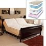 King Nature's Caress�"� Eurotop Adjustable Bed Composed of 2 Twin XL Size Mattresses Wooden Bed Frame Pictured is Not Included