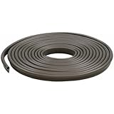 M-D Building Products 78196 Vinyl Gasket Weatherstrip, 1/2-Inch-by-17 Feet, Brown