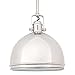 Marion 1-Light Pendant - Polished Nickel Finish with Polished Nickel Metal Shade