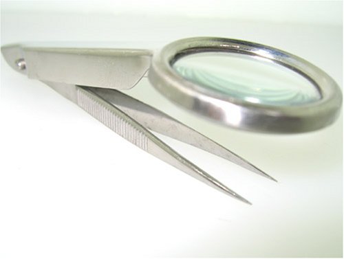 TWEEZERS w/MAGNIFIER COMBO = small size