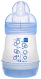 Sassy MAM Anti-Colic BPA Free Baby Bottle, 5oz, 0+ Months - Single Pack (Boys)