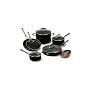 Simply Calphalon Enamel 10-Piece Cookware Set, Black