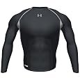 Under Armour Black Metal HeatGear LS Top