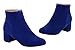 Serene Womens Comfortable Classic Suede Round Toe Heeled Ankle Boots
