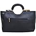 Dasein Gold Tone Loop Handle Shoulder Bag, Tote, Handbag, Tablet Bag, iPad Bag