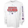 Men`s Chicago Cubs L/S White Baseball Club Tshirt
