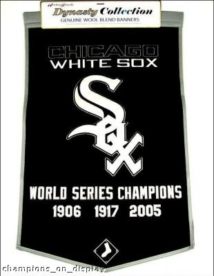 Buy CHICAGO WHITE SOX BASEBALL WOOL CHAMPIONSHIP BANNER! by Winning Streaks