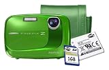 FujiFilm Green Z35 Digital Camera With Genuine Fujifilm Green Z35 Case, INOV8 Battery and 1GB INOV8 SD Memory Card by Modern-Tech