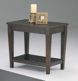 Cappuccino Finish Wood End Table By Coaster Furniture