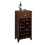 Winsome Regalia 24 Bottle Wine Cabinet in Antique Walnut