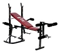 V-Fit Herculean Folding Weight Bench with Leg Unit and Fly Attachment