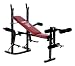 V-Fit Herculean Folding Weight Bench with Leg Unit and Fly Attachment