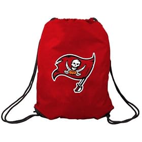 Tampa Bay Buccaneers Red Nylon Drawstring Backpack