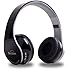 Beyution V4.1 Bluetooth Wireless Foldable Hi-fi Stereo Headphone for Smart Phones & Tablets - Black