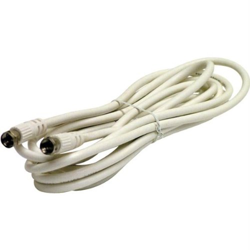 25FT F-f RG59 Patch Cable Wht Premium Retail Blister Pack