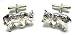 BULL and BEAR Executive Wall Street Stock Broker Cufflinks w/Black carrying bag