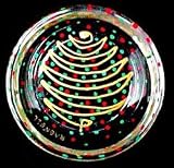 Christmas Trees Design - Hand Painted - Coaster - 3.75 inch diameter