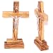 Olive Wood Standing Cross With Crucifix.(5"H).