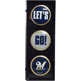 Milwaukee Brewers Wall Mountable Flashing Let's Go Light