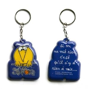 Porte cle Shadoks lumineux - Bleu