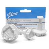 Ateco Set of 3 Sugar Paste Wide Leaf Cutters by 