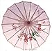 JapanBargain 2160, Asian Parasol Japanese Chinese Nylon Umbrella Parasol for Photography Cosplay Costumes Wedding Party Home Decoration Adult Size, 32 inch, Pink
