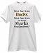 GO DUCKS THIS IS YOUR BRAIN ANTI SHARKS BRAIN ON DRUGS ANY QUESTIONS HOCKEY T SHIRT jersey