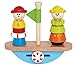 Hape - Early Explorer - Balance Boat Wooden Stacking Toy