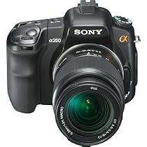 Sony Alpha A200K 10.2MP Digital SLR Camera Kit with Super SteadyShot Image Stabilization with 18-70mm f/3.5-5.6 Lens