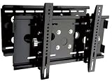 Lorenzo Porsche Quad Cantilever Arm Full Motion Carbon Black Universal Easy Installation Ultra Low Profile Flat Panel Lcd Led Tv Plasma Tv Wall Mount Bracket With Touch Tilt System Up To 37 Samsung So