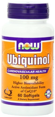 Now Foods Ubiquinol 100mg, Soft-gels, 120-Count Now Foods Ubiquinol 100mg, Soft-gels, 120-Count