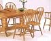 Kitchen & Housewares : Oak Veneer Dinette Side Chairs By Coaster Furniture
