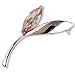 Vintage Glossy Wine Red Tulipes Pin Brooches