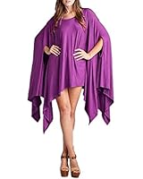 Hot Hanger Womens PLUS SIZE Batwing Top Plain Long Sleeve Off Shoulder Big Size Tshirt Top 16-26