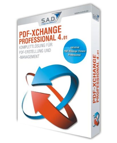PDF-XChange Professional 4.01, CD-ROM Komplettlösung für PDF-Erstellung und -Management. Inkl. PDF-XChange Professional Viewer