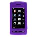 Purple Premium Silicone Skin Cover Case Cell Phone Protector for LG Vu CU920 CU915