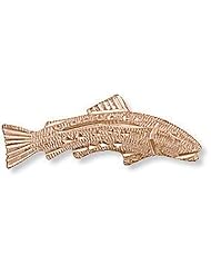 Landstroms Black Hills Gold Rainbow Trout Tie Tack / Lapel Pin - R777