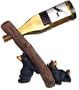 Big Sky Carvers� Drinking Buddies Wine Holder