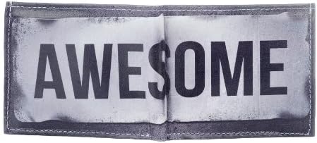 Mastoks Printed Leather Wallet - Awesome Amazing Cool Fun Happy