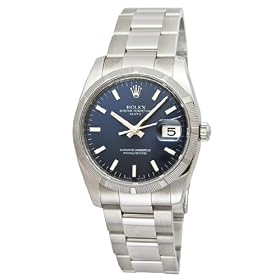Rolex Oyster Perpetual Date Mens Watch 115210-BLSO