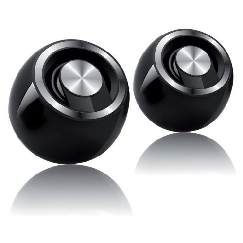 Heden SPK170UC90 Haut-parleur 2.0 auto-alimenté USB Noir / Argent