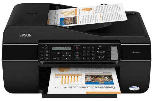 Epson - Stylus Office BX310FN - Imprimante multifonctions réseau 4 en 1 - Ethernet - 38 ppm - Noir