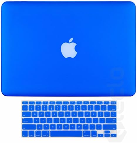 Steklo - 2in1 BLUE Rubberized Hard Case &amp; Keyboard Cover for MacBook Pro 13.3" Retina Display (Models: A1502 and A1425) - BLUE