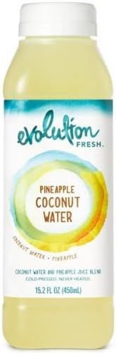 Evolution Fresh Pineapple Coconut Water Juice Blend, 15.2 Fluid Ounce -- 6 per case.