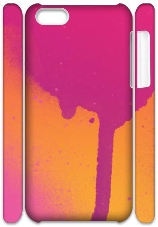 3D iPhone 5C Case Paint Splatter iTunes Gift Card Inspired V3, Shock Absorbent Splatter Sexyass, {White}