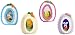 Small Sugar Easter Eggs 3.7 Ounce Gift Boxes [Set of 4]